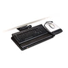 Easy Adjust Keyboard Tray, Highly Adjustable Platform, 23" Track, Black