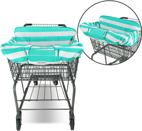 Image of Good Treasures 2-in-1 Deluxe Shopping Cart & High Chair Cover for Baby & Toddler