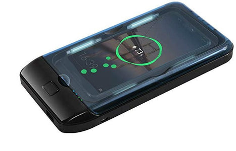 * Good Treasures 2-in-1 UV Portable Cell Phone Sanitizer Case and Charger for Mobile Phone Disinfection and Sterilization (iPhone and Android Compatible)