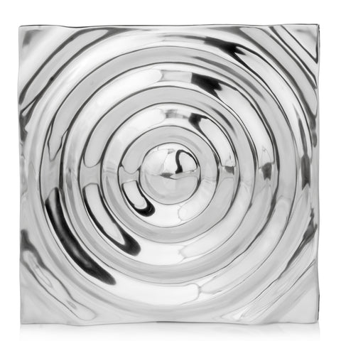 Image of 1.5" x 19.5" x 19.5" Buffed Large Rippled Wall Tile