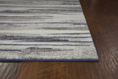 5 x 7 Polypropylene Grey Area Rug