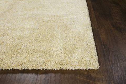 Image of 3 x 5 Polyester Yellow Heather Area Rug