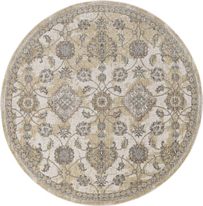 27" X 90" Ivory Sand Wool Rug