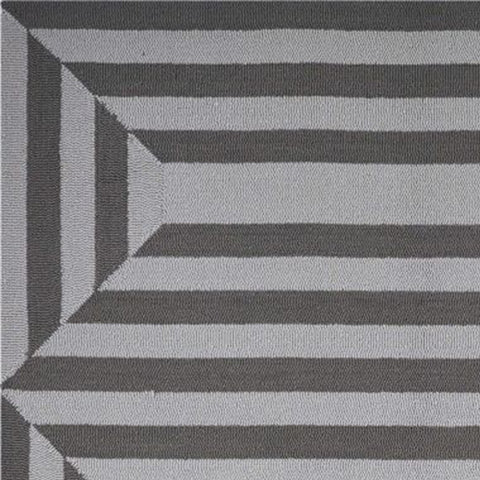 Image of 7 Ft Square UV treated Polypropylene Charcoal Area Rug