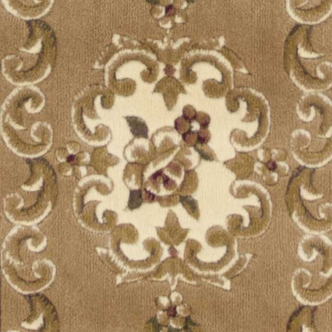 Image of 2 x 7 Runner Polypropylene Beigeor Ivory Area Rug