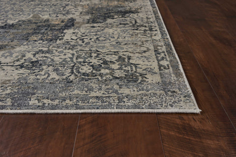 Image of 5 x 7 Polyester Ivory Area Rug