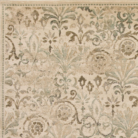 Image of 5 x 7 Polypropylene Ivory Area Rug