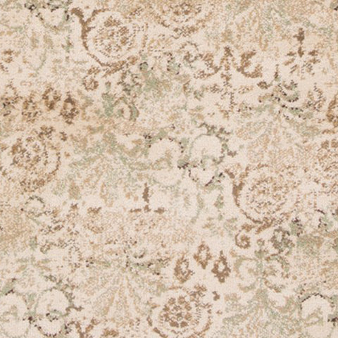 Image of 2 x 7 Runner Polypropylene Ivory Area Rug