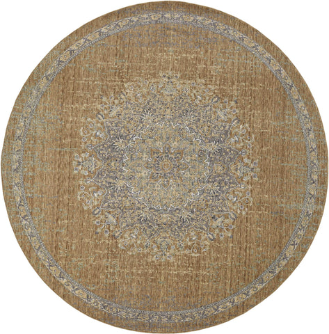 Image of 39" X 63" Coffee Wool Rug