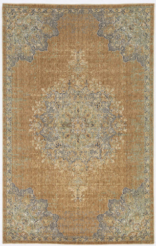 Image of 39" X 63" Coffee Wool Rug