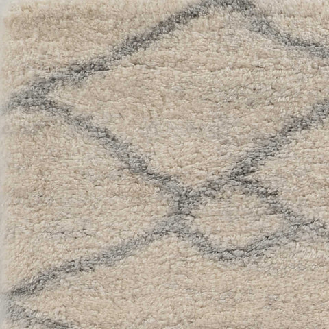 Image of 5 x 7 Polypropylene Ivory or Grey Area Rug