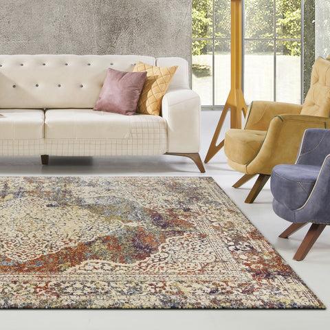 Image of 5 x 7 Ft Polypropylene Multi Area Rug