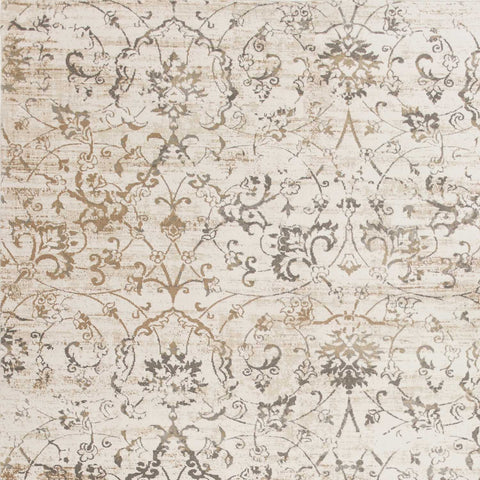 Image of 5 x 7 Polypropylene Beige Area Rug