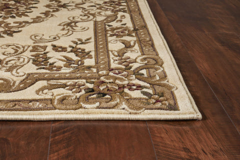 Image of 3 x 5 Polypropylene Ivory Area Rug