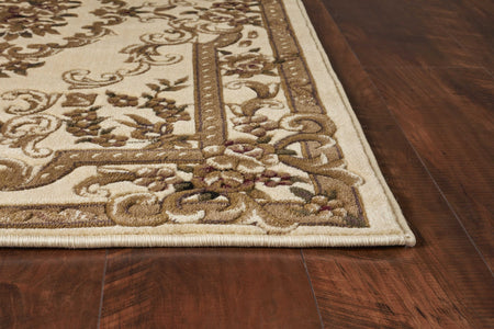 3 x 5 Polypropylene Ivory Area Rug