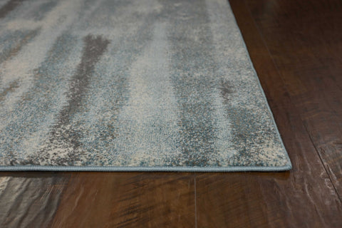 Image of 5 x 7 Polypropylene Teal Area Rug