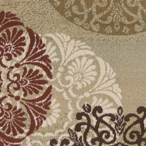 Image of 3 x 5 Polypropylene Sage Area Rug