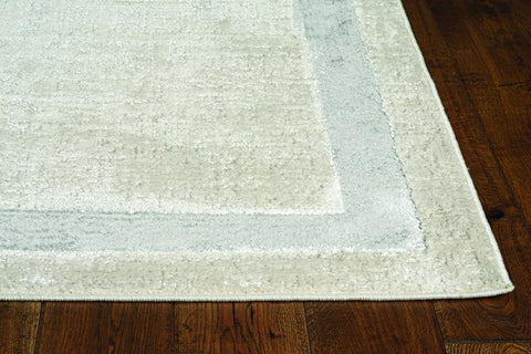 Image of 63" X 91" Ivory or Silver Polypropelene or Polyester Rug