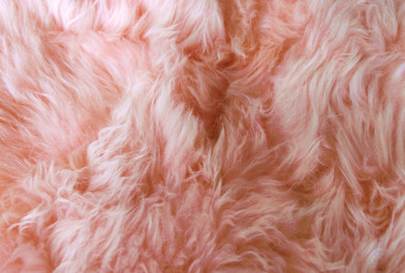 24" x 36" x 1.5" Pink Single Sheepskin - Area Rug