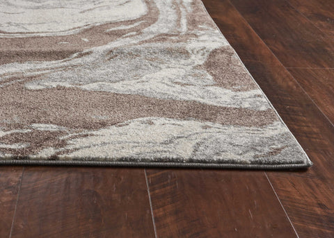 Image of 5 x 7 Polypropylene Mocha Area Rug