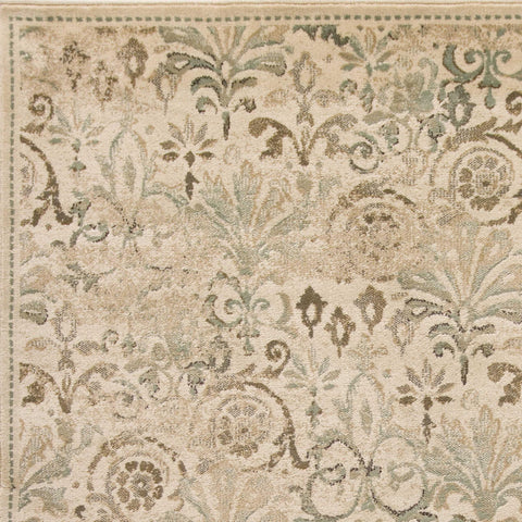 Image of 3 x 5 Polypropylene Ivory Area Rug