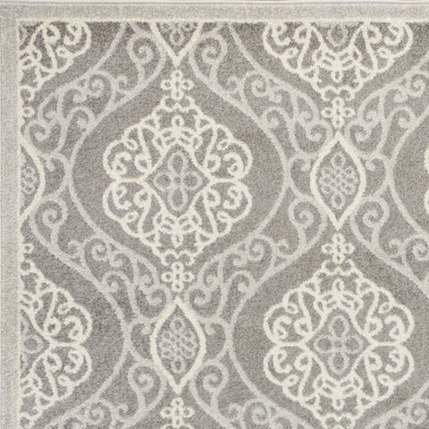 Image of 6 x 9 UV treated Polypropylene Silver Area Rug