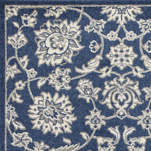 6 x 9 UV treated Polypropylene Denim Area Rug