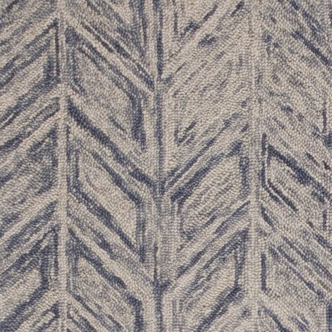 Image of 5 x 7 Wool Blue Area Rug