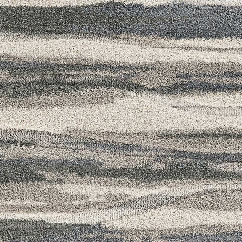 Image of 39" X 63" Grey Polypropelene Rug