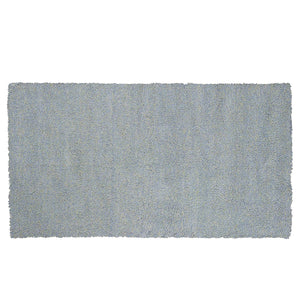 3 x 5 Polyester Blue Heather Area Rug