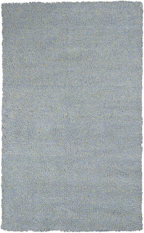 Image of 3 x 5 Polyester Blue Heather Area Rug