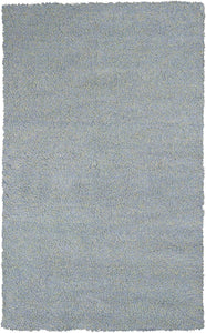 3 x 5 Polyester Blue Heather Area Rug