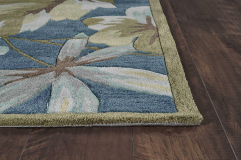 Image of 3 x 5 Polyester Ocean Area Rug