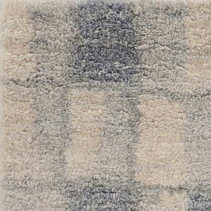 5 x 7 Polypropylene Ivory or Blue Area Rug