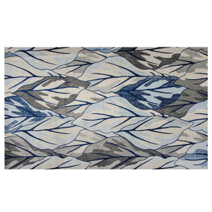 3 x 5 Polypropylene Grey or Navy Area Rug