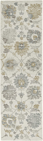 Image of 7 Ft Square Polypropylene Ivory Area Rug