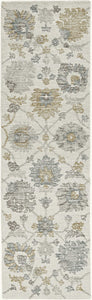 7 Ft Square Polypropylene Ivory Area Rug