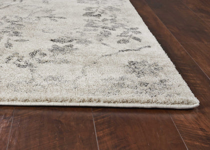 3 x 5 Polypropylene Grey Area Rug