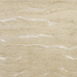 60" X 84" Beige Wool or Viscose Rug