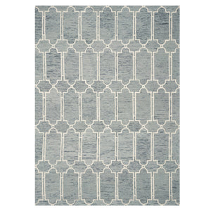 5 x 7 Wool Blue Area Rug