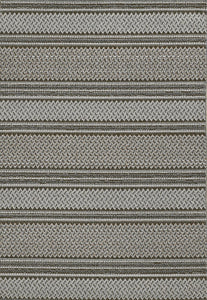 31" X 93" Grey Polypropylene Rug