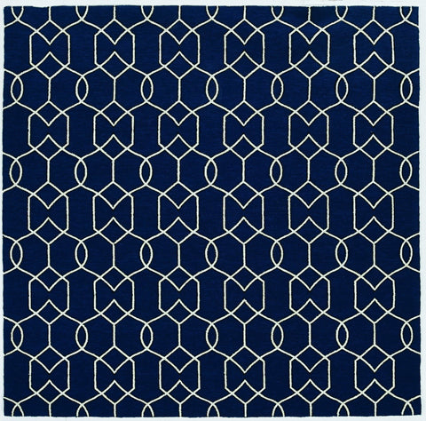 Image of 3 x 5 UV treated Polypropylene Navy Area Rug