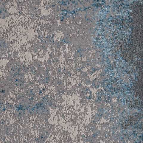 Image of 39" X 59" Silver or Blue Polypropelene or Polyester Rug