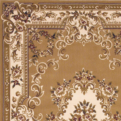 Image of 3 x 5 Polypropylene Beigeor Ivory Area Rug