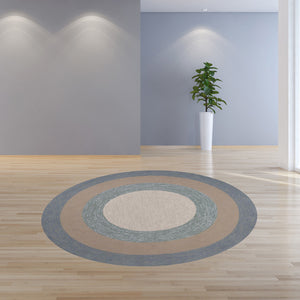 7 Ft Round UV treated Polypropylene Spa Area Rug