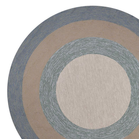 Image of 7 Ft Round UV treated Polypropylene Spa Area Rug