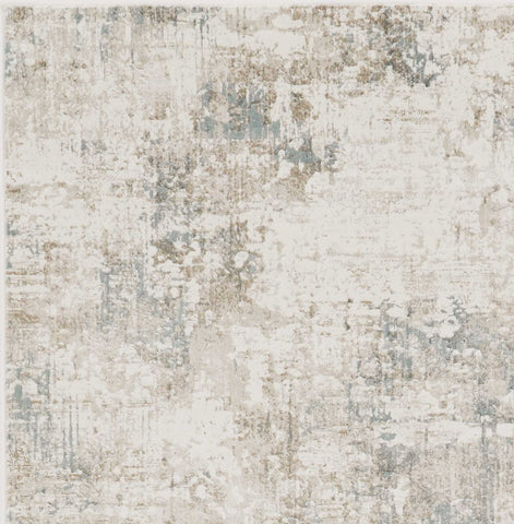 Image of 7 x 9 Polypropylene Ivory or Grey Area Rug