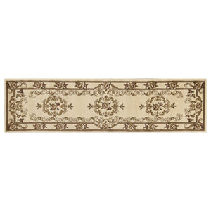 2 x 7 Runner Polypropylene Ivory Area Rug