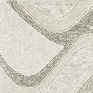 3 x 5 Wool Ivory Area Rug