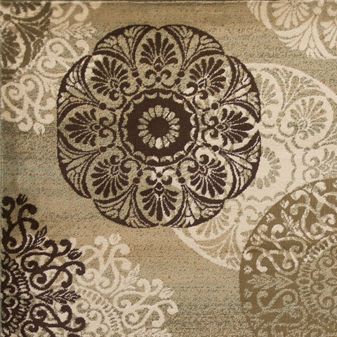 Image of 5 x 7 Polypropylene Sage Area Rug